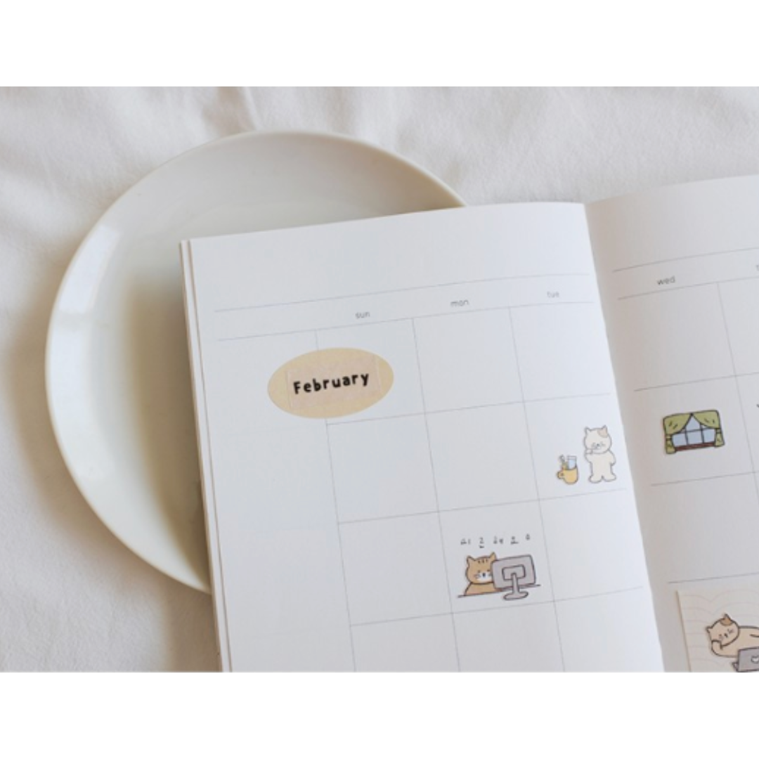 Suatelier Daily Deco Sticker — goyomi & goyami — close-up