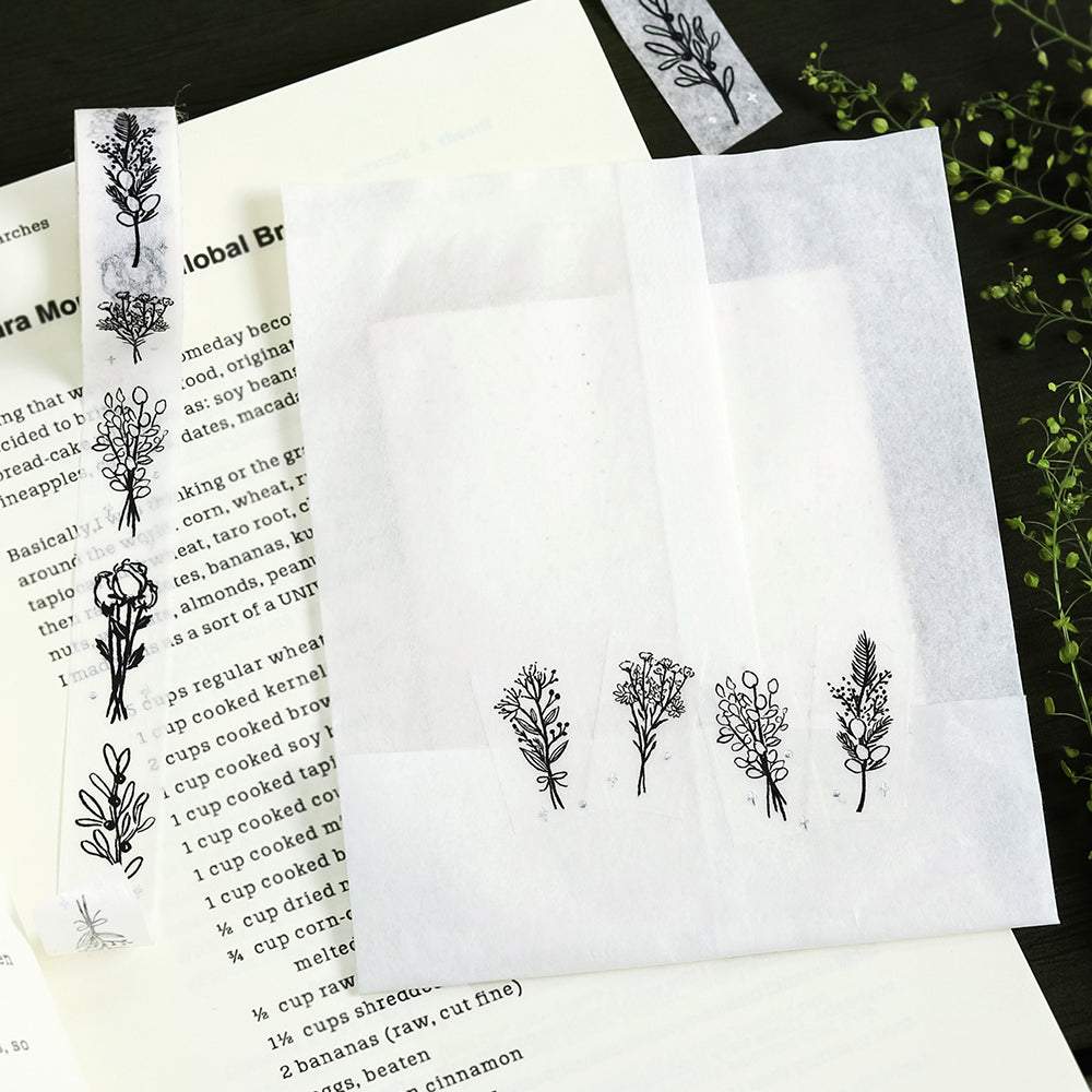 BGM Foil Stamping Masking Tape: Monotone — Swag — with packaging