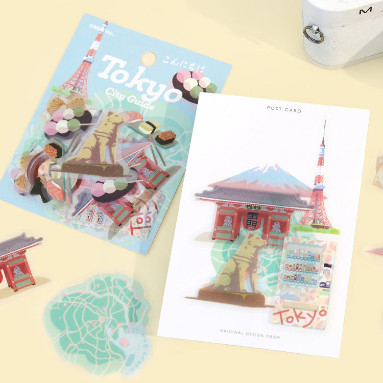 BGM Clear Seal: City Walk — Tokyo — with packaging