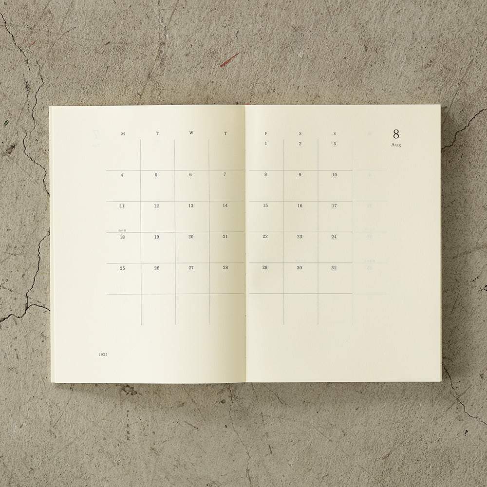 MD Notebook Diary (A5) 2025 — size reference