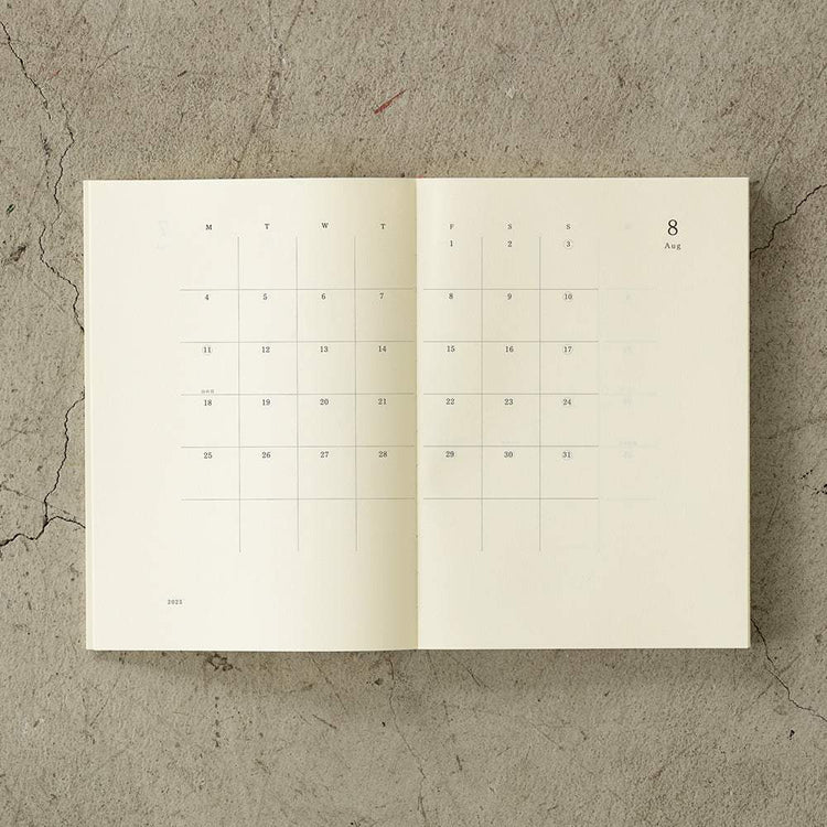 MD Notebook Diary (A5) 2025 — size reference