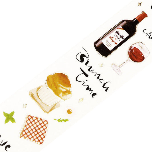 BGM Foil Stamping Masking Tape: Today's Menu — Bistro — pattern detail