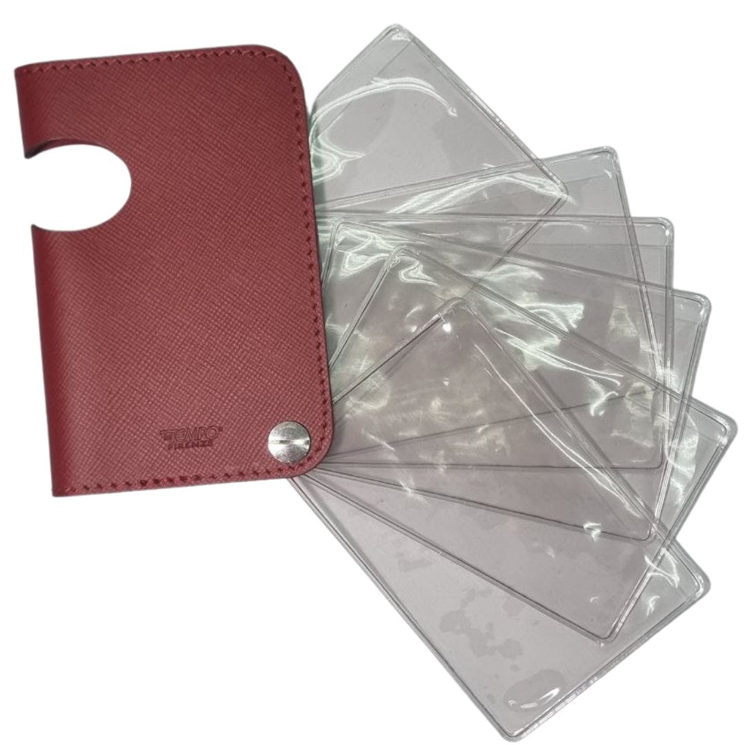 In Tempo Rolling Card Case (6 Single Envelopes) — card open showing design