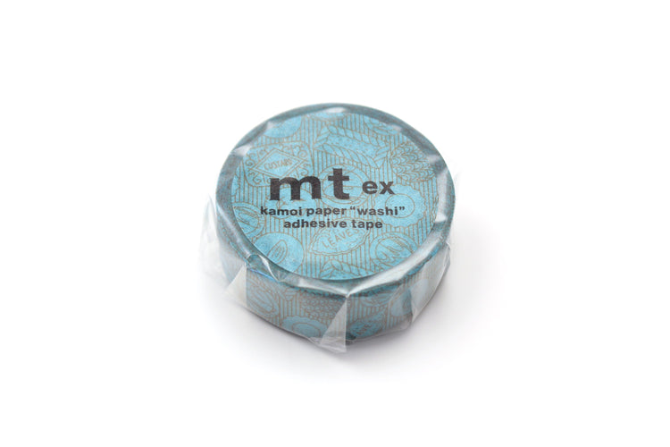 mt EX Washi Tape — Lined Cookies — rolled out on paper