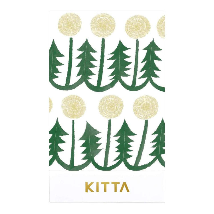 KITTA Masking Tape — Flower 8 — pattern detail