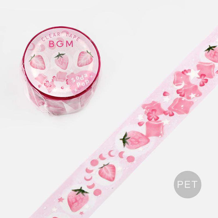 BGM Strawberry Cider Clear Tape