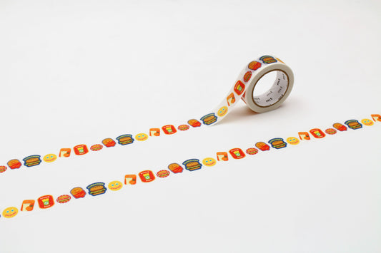 mt EX Washi Tape — Fast Food Sticker — roll front