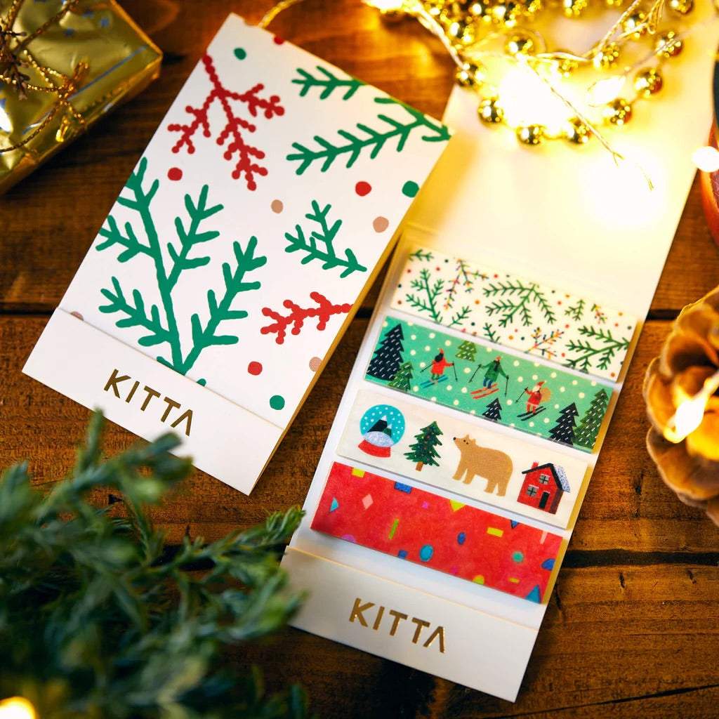 KITTA Limited Edition Masking Tape — Christmas — with packaging