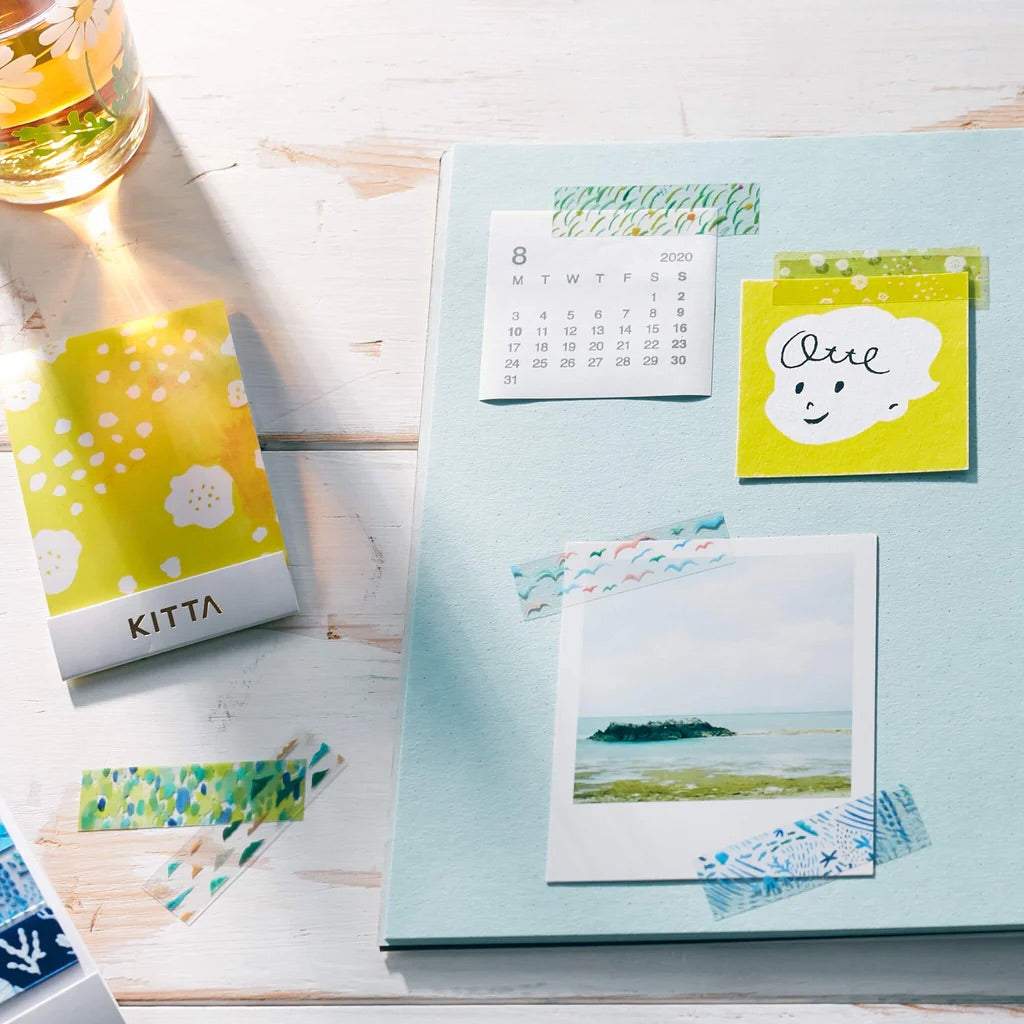 KITTA Masking Tape — Clear Landscape — roll side view