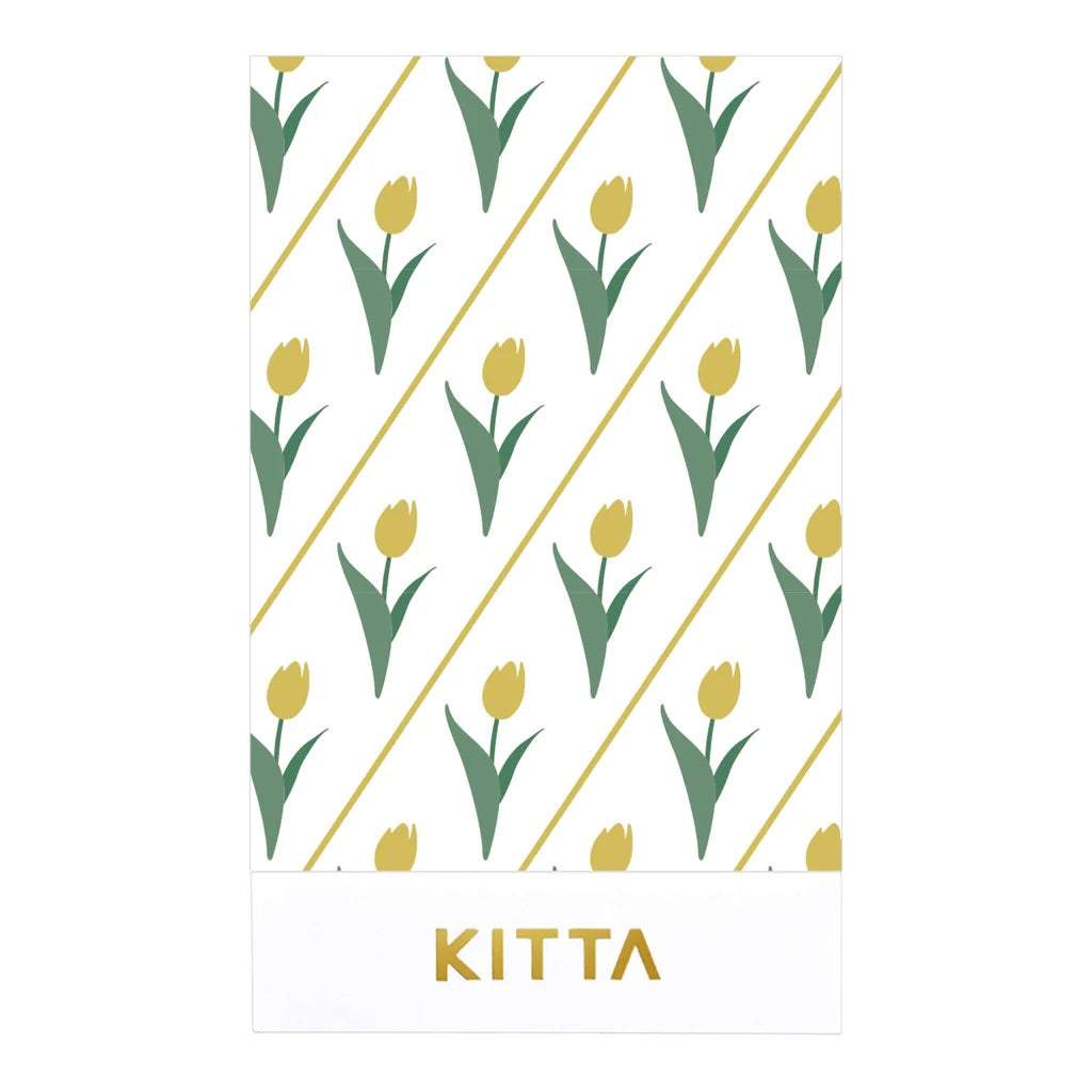 KITTA Masking Tape — Clear Gift Gold Foil — pattern detail