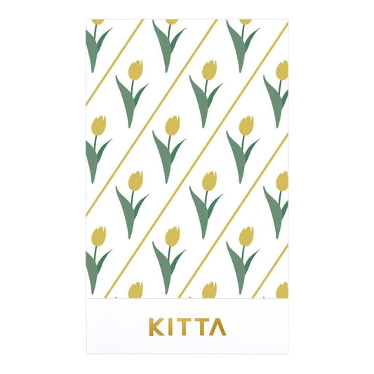 KITTA Masking Tape — Clear Gift Gold Foil — pattern detail