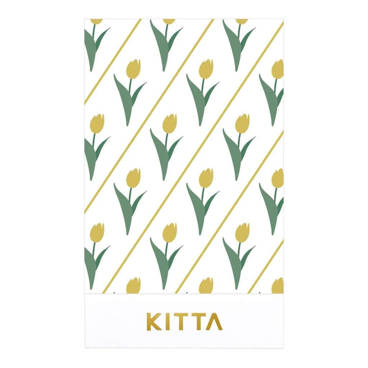 KITTA Masking Tape — Clear Gift Gold Foil — pattern detail