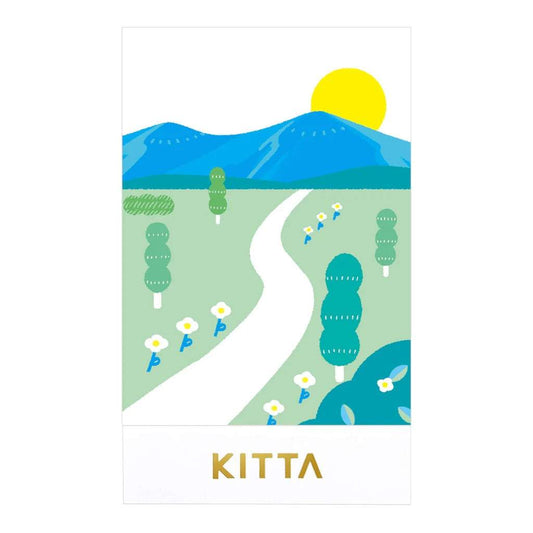 KITTA Masking Tape — Clear Uraraka Gold Foil — pattern detail