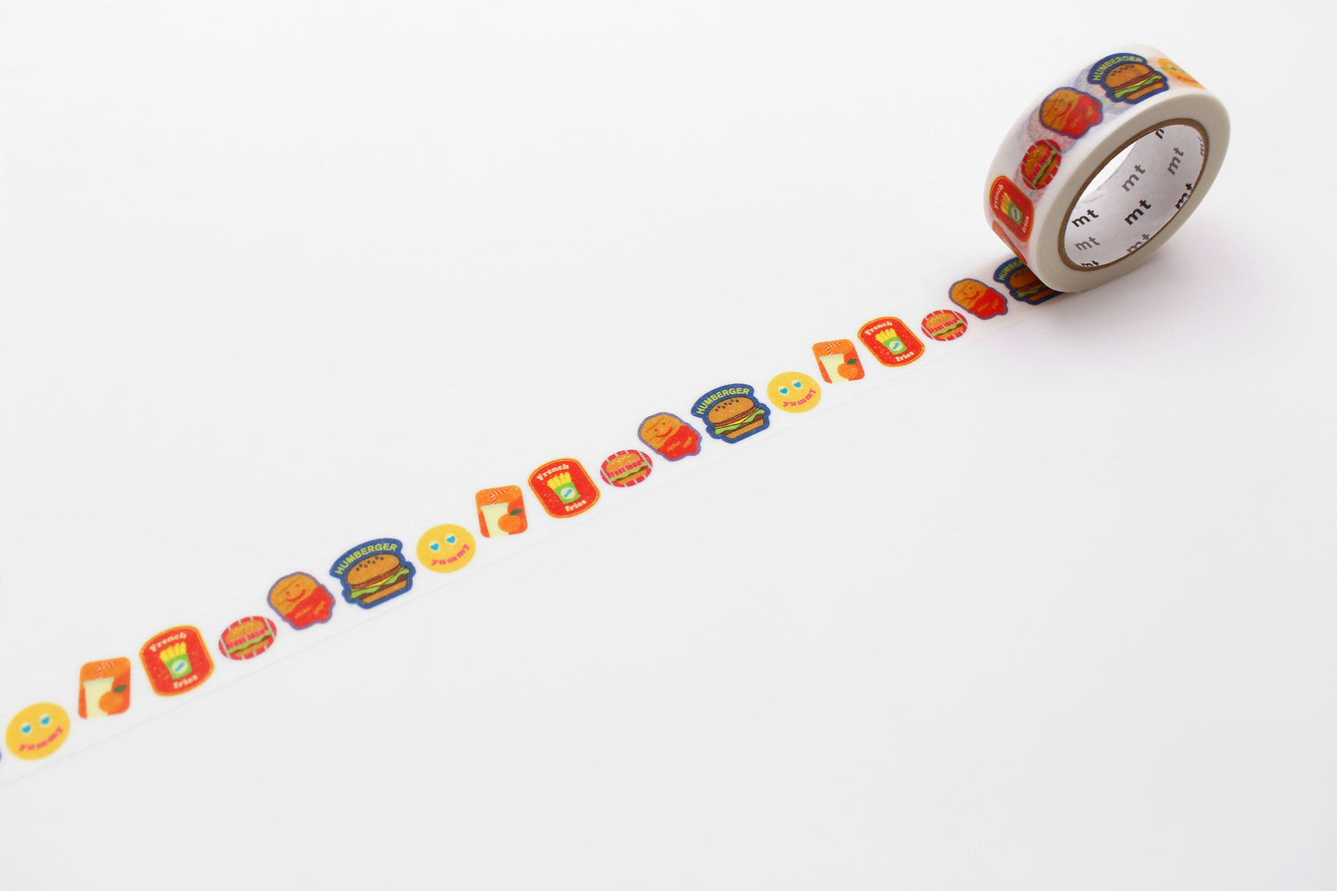 mt EX Washi Tape — Fast Food Sticker — pattern detail