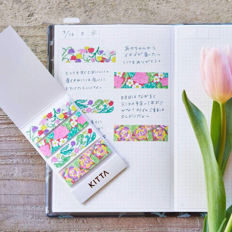 KITTA Limited Edition Masking Tape — Christmas — flat lay