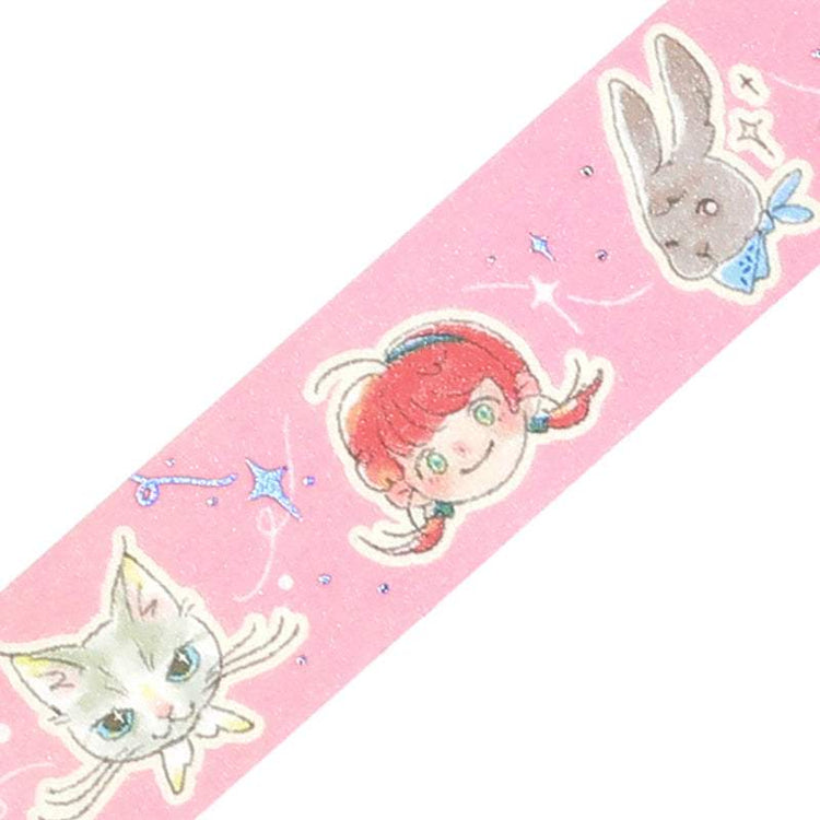 BGM Foil Stamping Masking Tape: Mysterious Journey — Friends — pattern detail