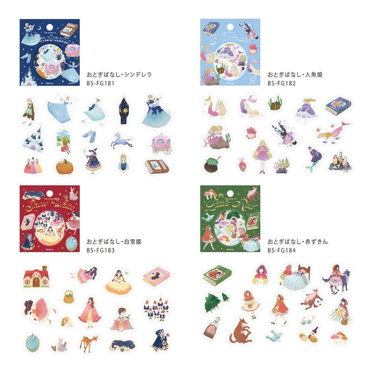 BGM Foil Stamping Flake Seal: Fairy Tale — Snow White — sticker detail