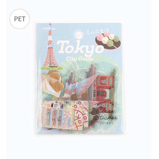 BGM Clear Seal: City Walk — Tokyo — sheet front