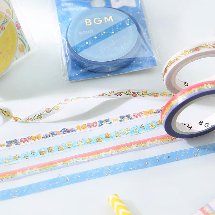 BGM Ribbon Pattern Masking Tape
