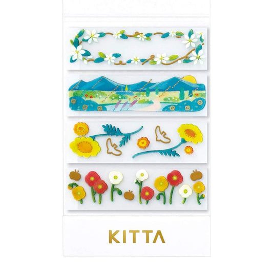 KITTA Masking Tape — Clear Uraraka Gold Foil — roll front
