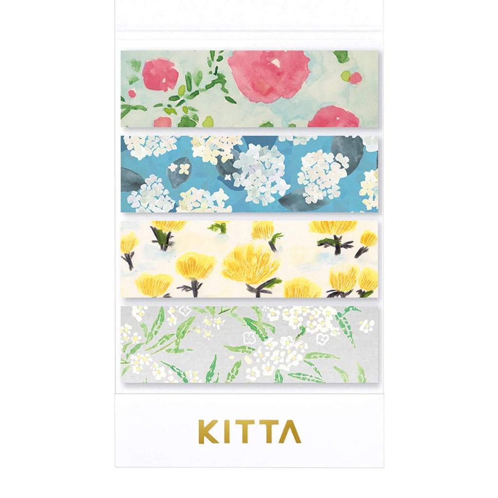 KITTA Masking Tape — Flower 7 — roll front