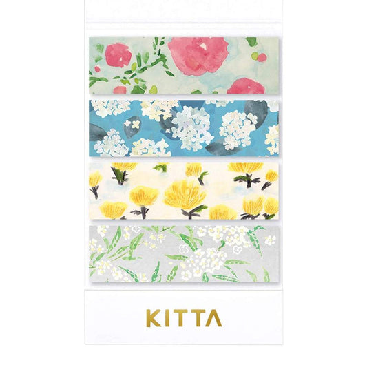 KITTA Masking Tape — Flower 7 — roll front