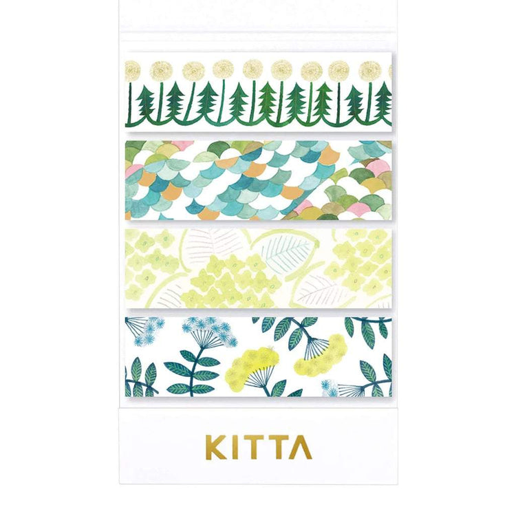 KITTA Masking Tape — Flower 8 — roll front
