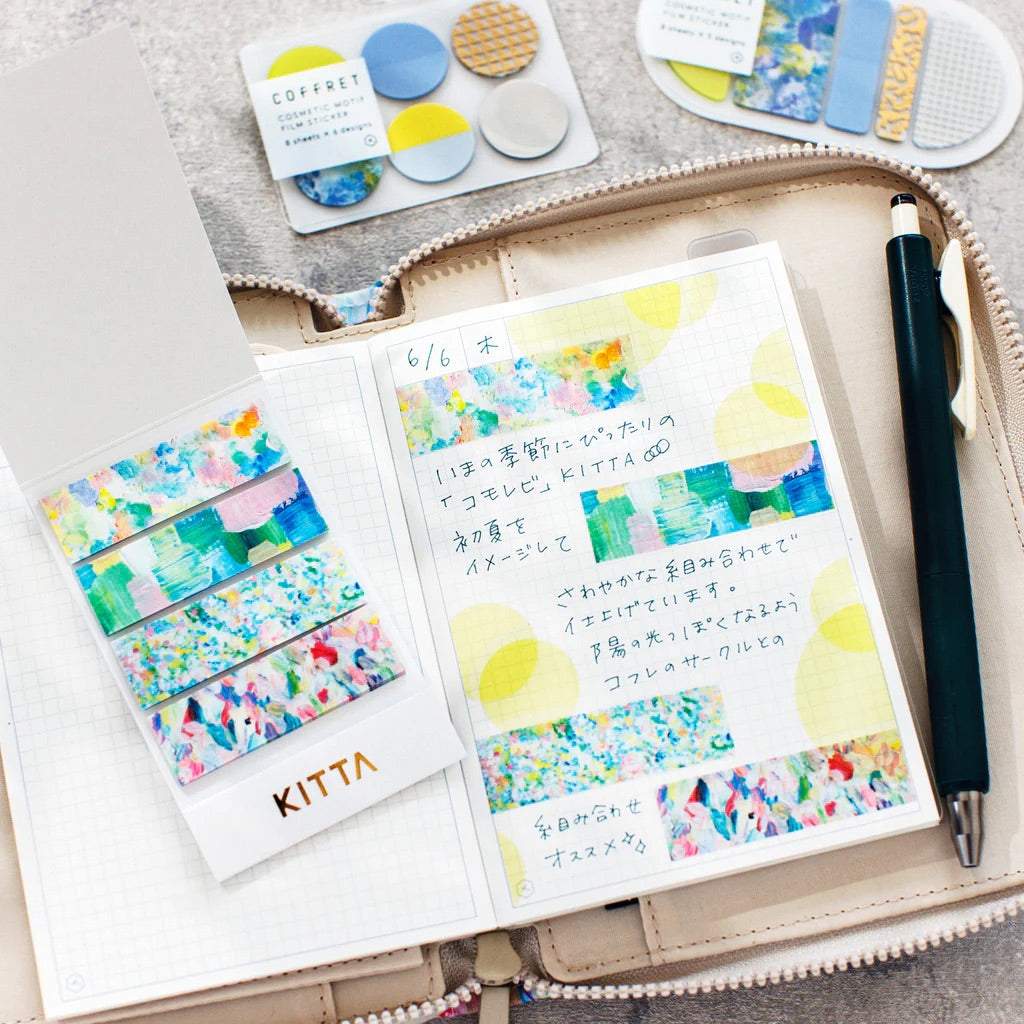 KITTA Limited Edition Masking Tape — Komorebi — rolled out on paper