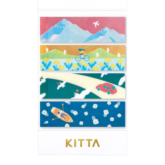 KITTA Masking Tape — Clear Landscape — roll front
