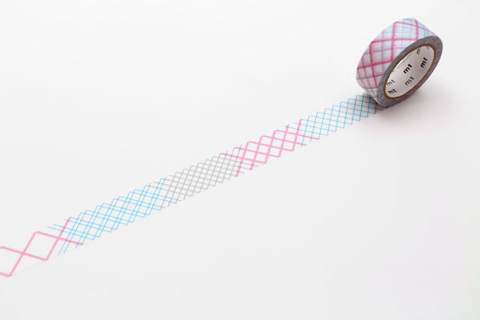 mt 1P Washi Tape — Multi Cross — pattern detail