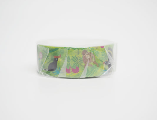 mt Expo KL Limited Edition Washi Tape — Malaysian Plants And Animals — roll front
