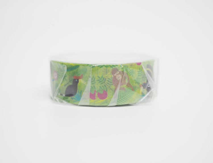 mt Expo KL Limited Edition Washi Tape — Malaysian Plants And Animals — roll front