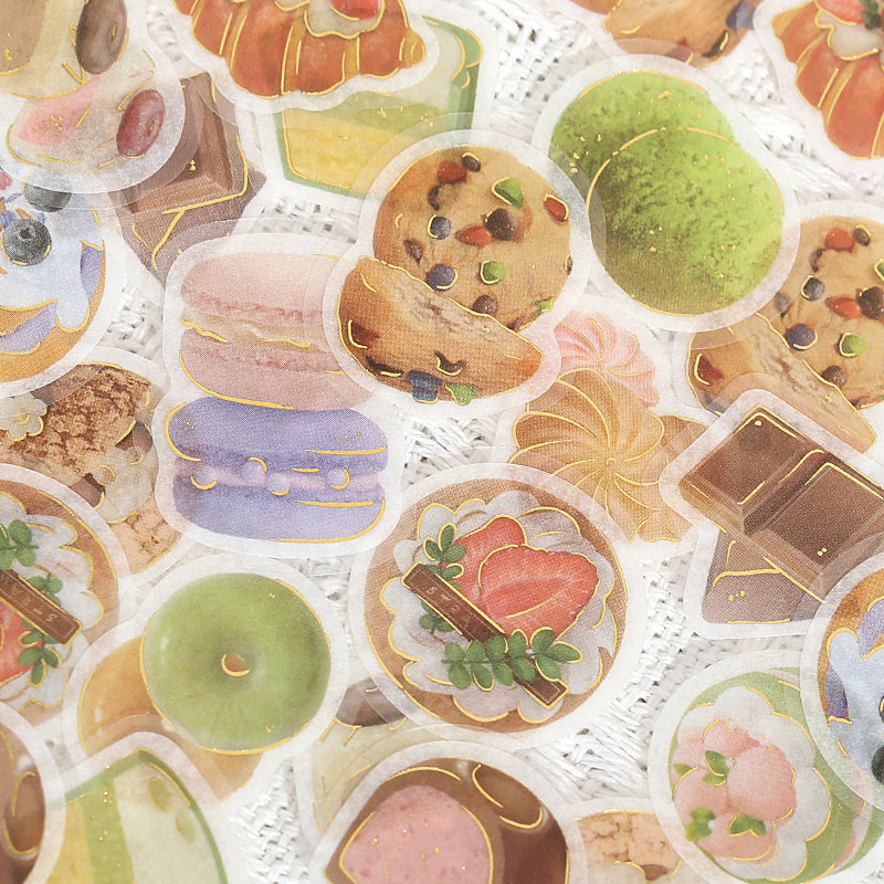 BGM Foil Stamping Flake Seal: Ippai — It's Full of Sweets — with packaging