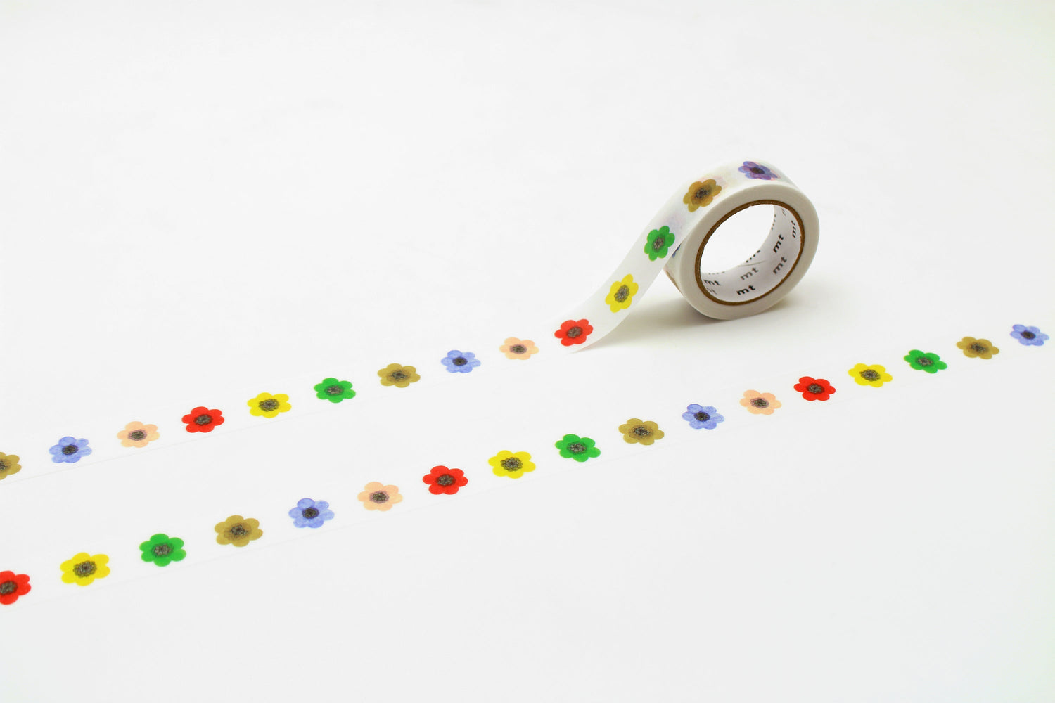 mt x Yamaguchi Ichiro Washi Tape — Hana Head — roll front