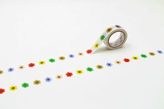 mt x Yamaguchi Ichiro Washi Tape — Hana Head — roll front