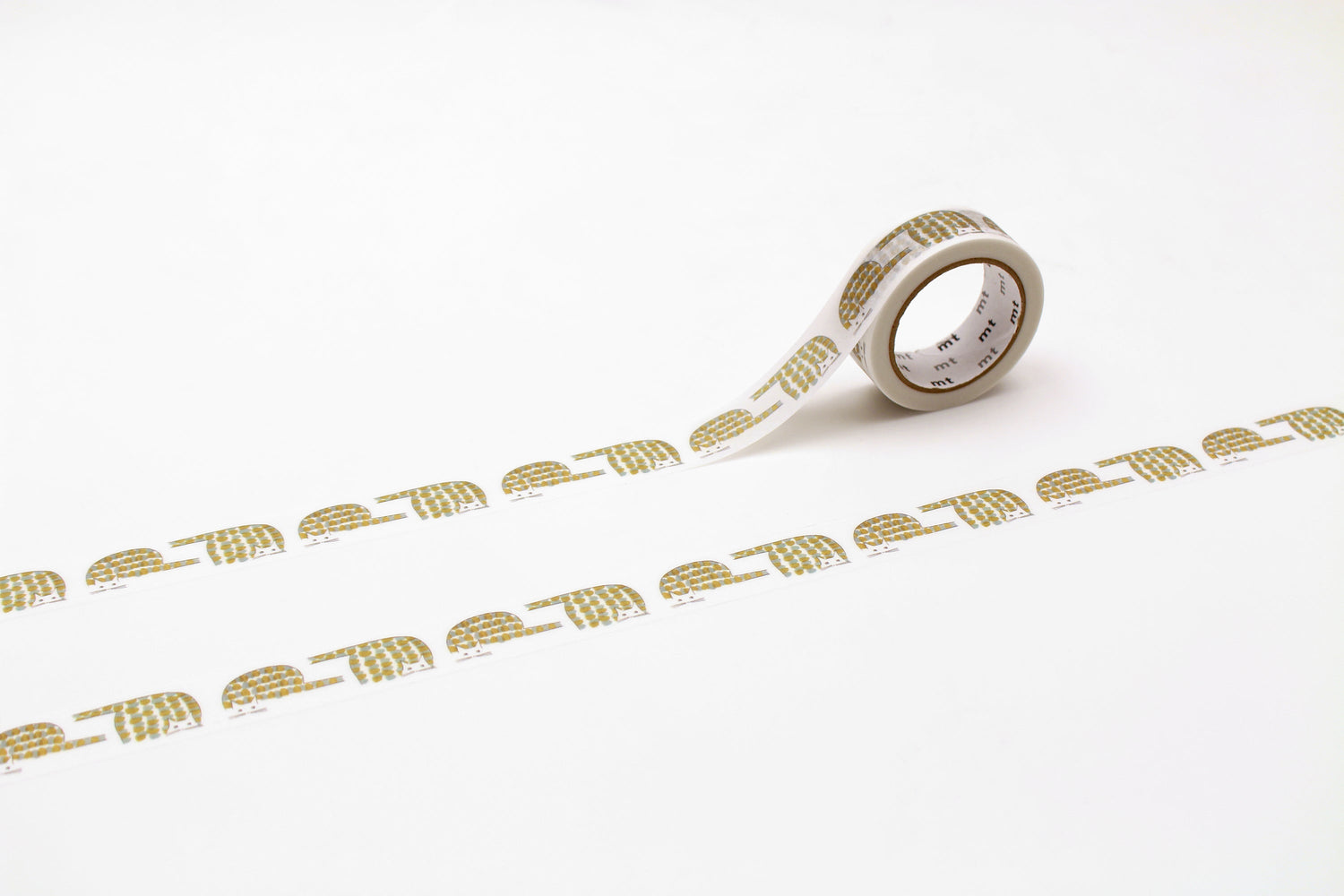 mt x Yamaguchi Ichiro Washi Tape — Neko — roll front