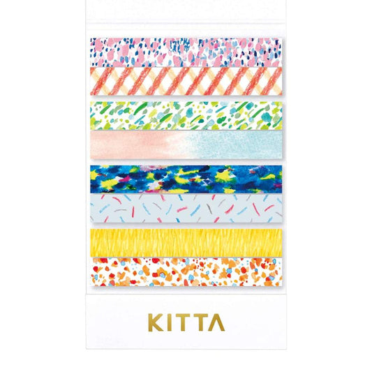 KITTA Masking Tape — Slim Stardust — roll front