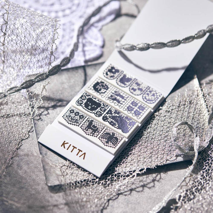 KITTA Masking Tape — Lace — rolled out on paper