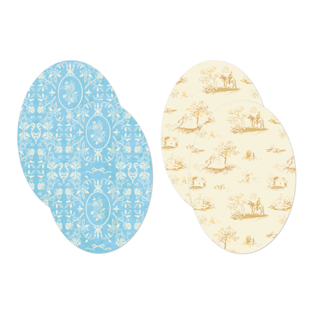 Midori Yuka Takamaru Decoration Stickers — Beige — close-up