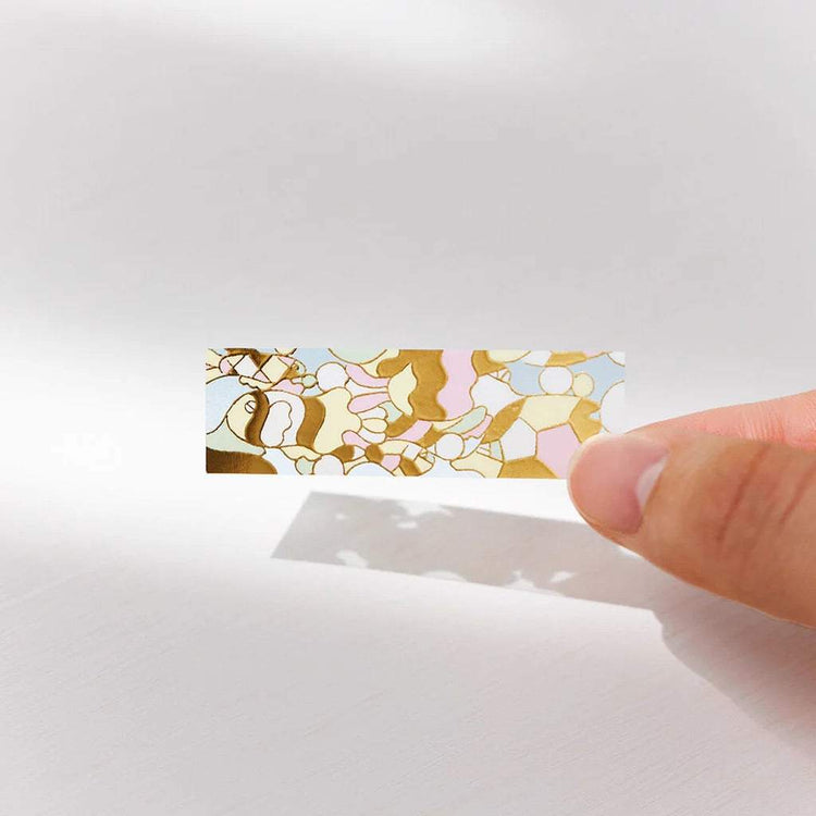 KITTA Masking Tape — Clear Gift Gold Foil — colour close-up