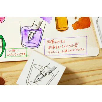 Sanby Ink Biyori Stamp (Chemistry Set) — with packaging