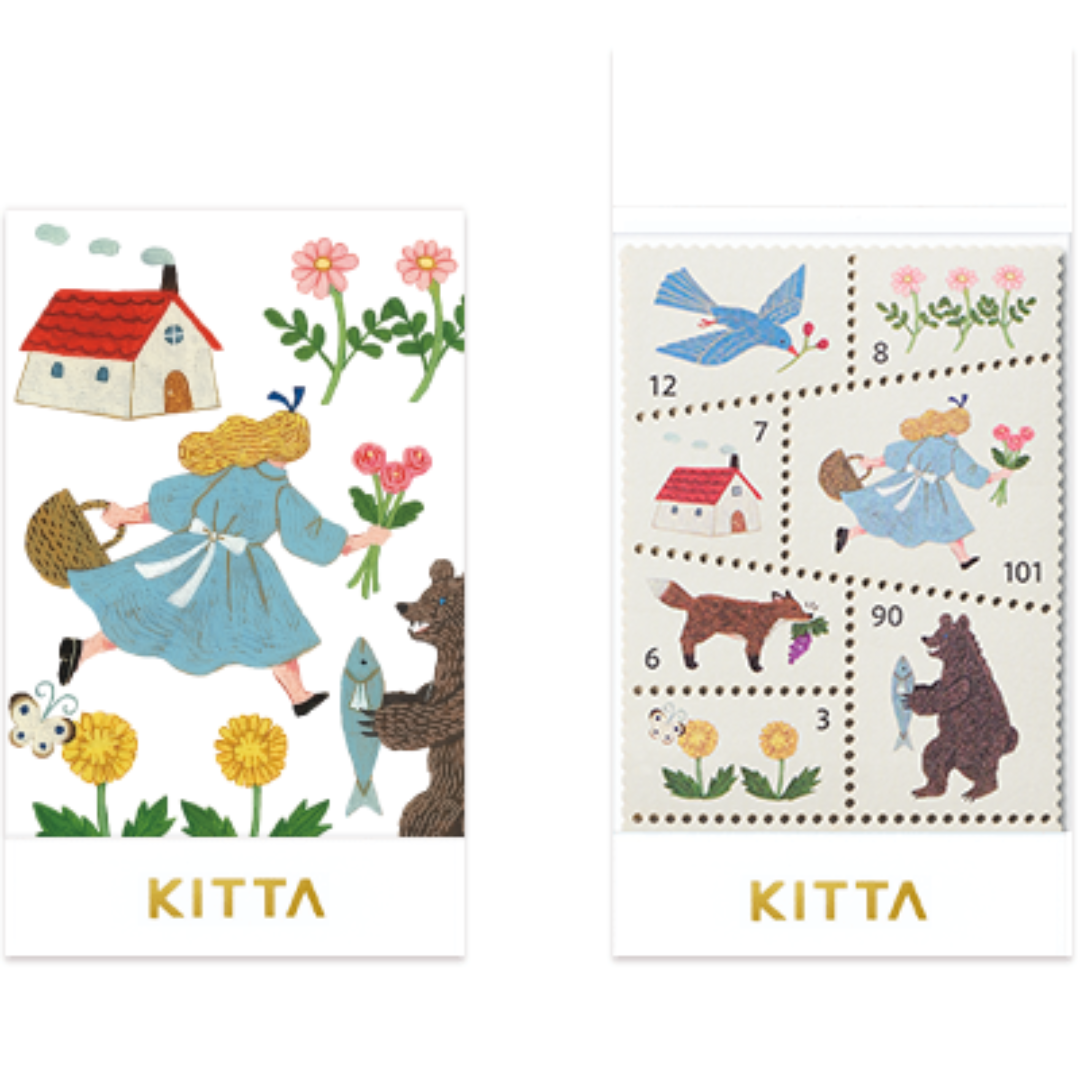 KITTA Special Sticker Sheet — Forest Morning — sheet front