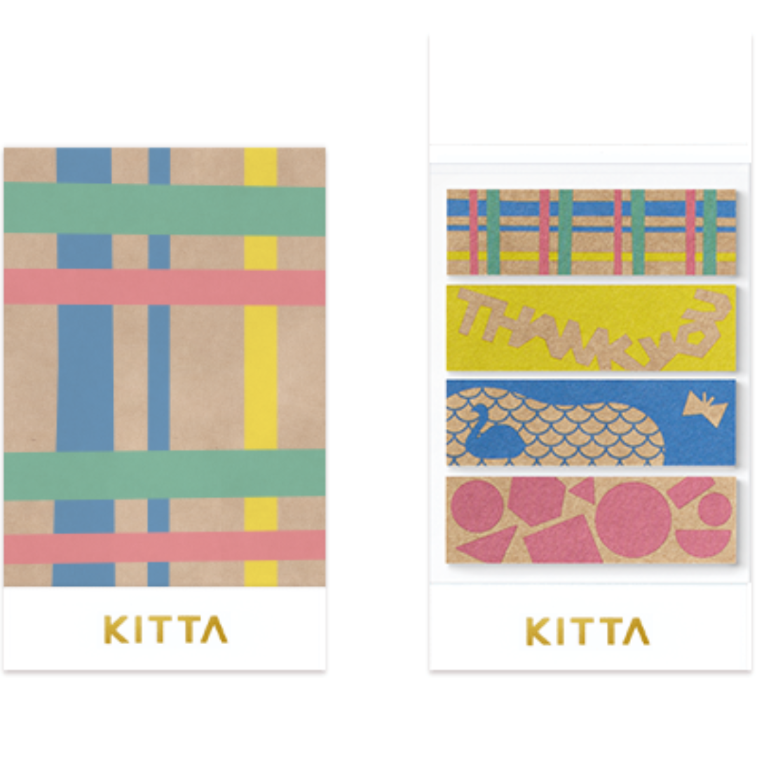 KITTA Special Washi Tape — Papercut — roll front