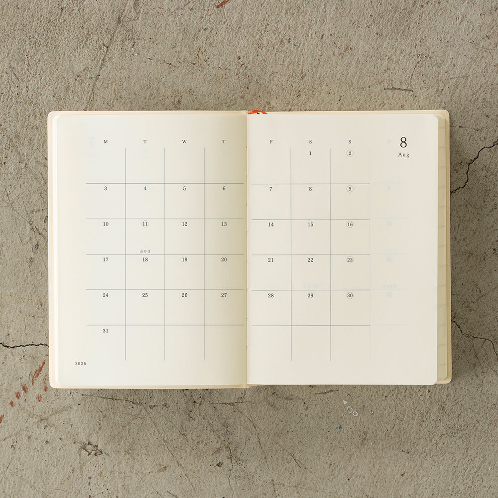 MD Notebook Diary (A6) 1 Day 1 Page 2026 — in use