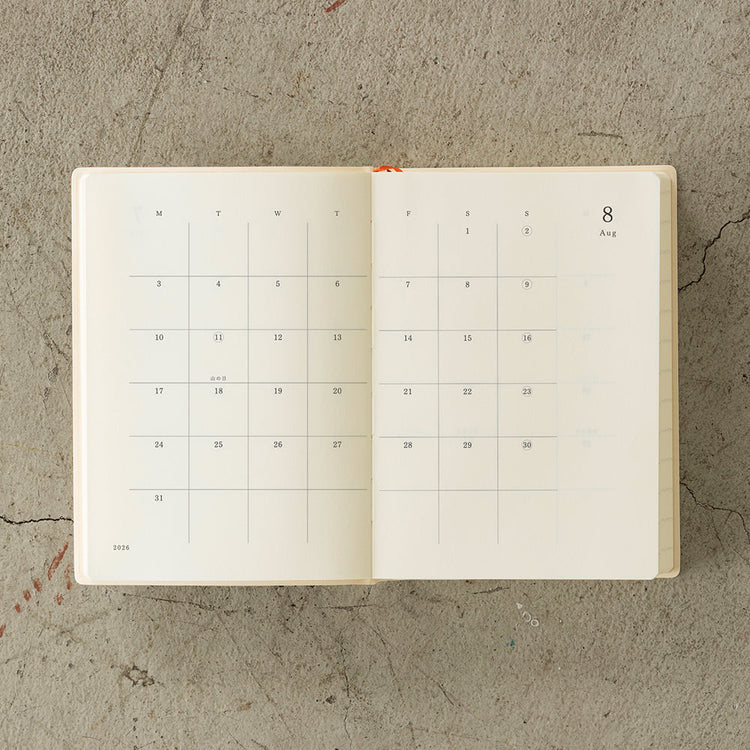 MD Notebook Diary (A6) 1 Day 1 Page 2026 — in use