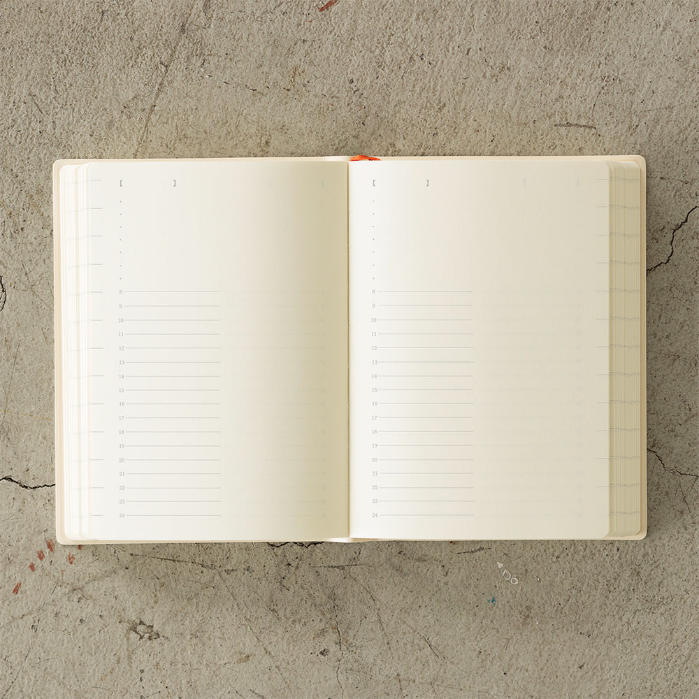 MD Notebook Diary (A6) 1 Day 1 Page 2026 — size reference