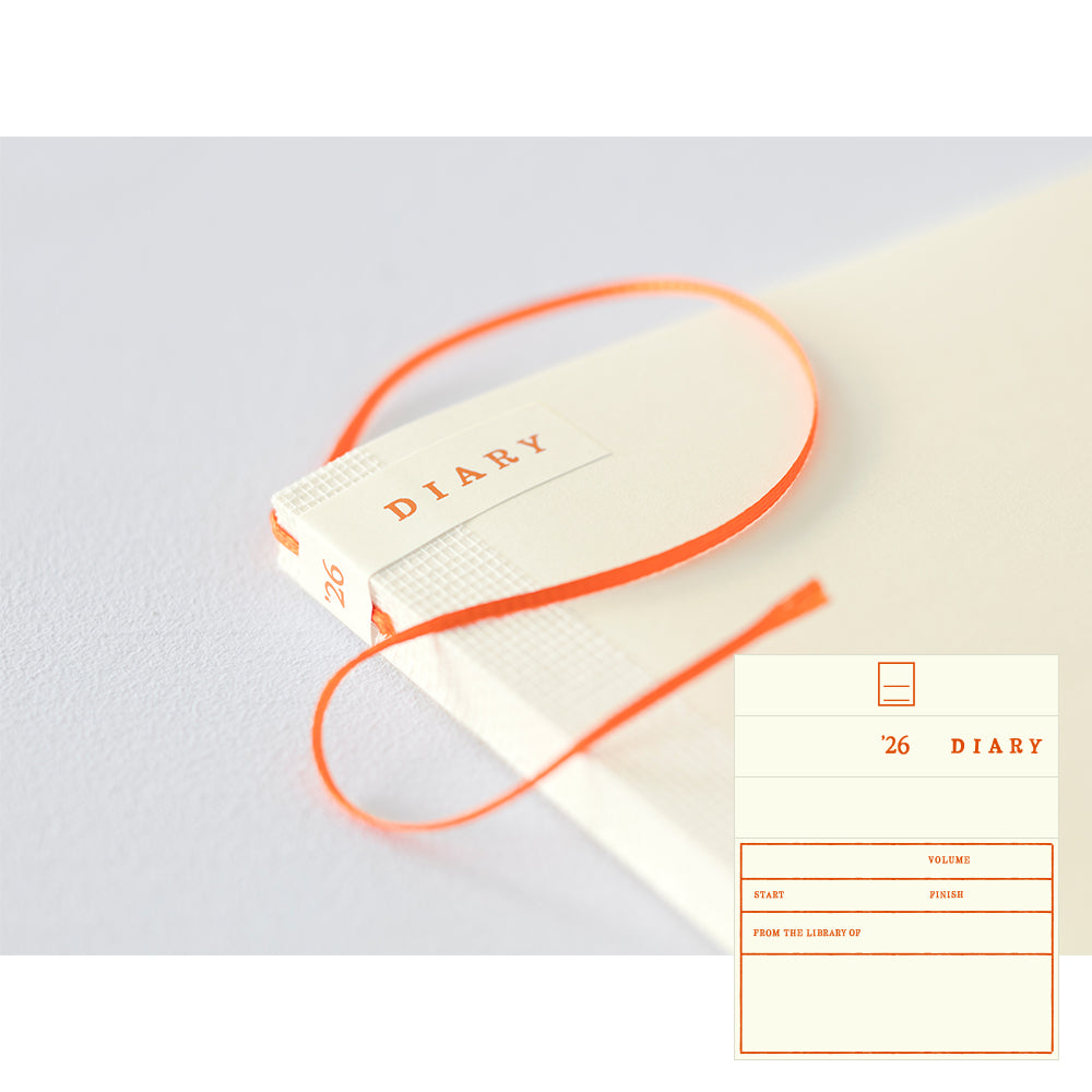MD Notebook Diary (B6 Slim) 2026 — front view