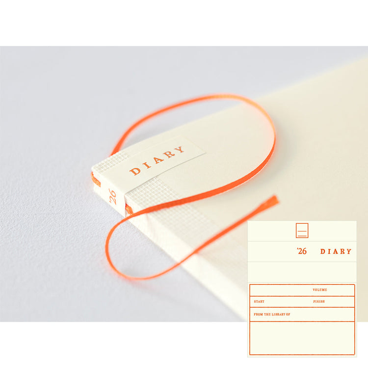 MD Notebook Diary (B6 Slim) 2026 — front view