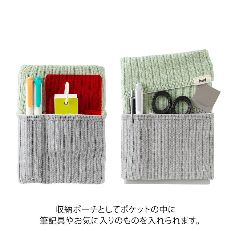 Midori A6 - B6 Notebook's HARAMAKI  - Two-Tone Green