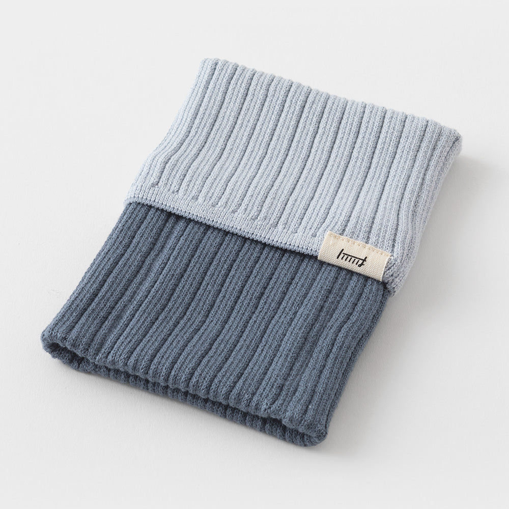 Midori A6 - B6 Notebook's HARAMAKI - Two-Tone Light Blue B